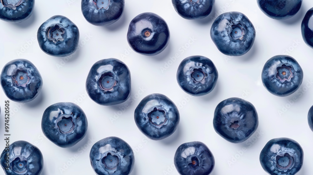 Repetitive background of blueberry Repetitive background of blueberry