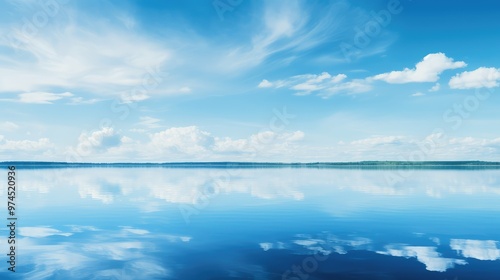 serene soft blue sky