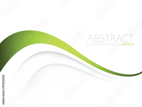 Green graphic geometric triangle overlap vector layer background for text and message design
