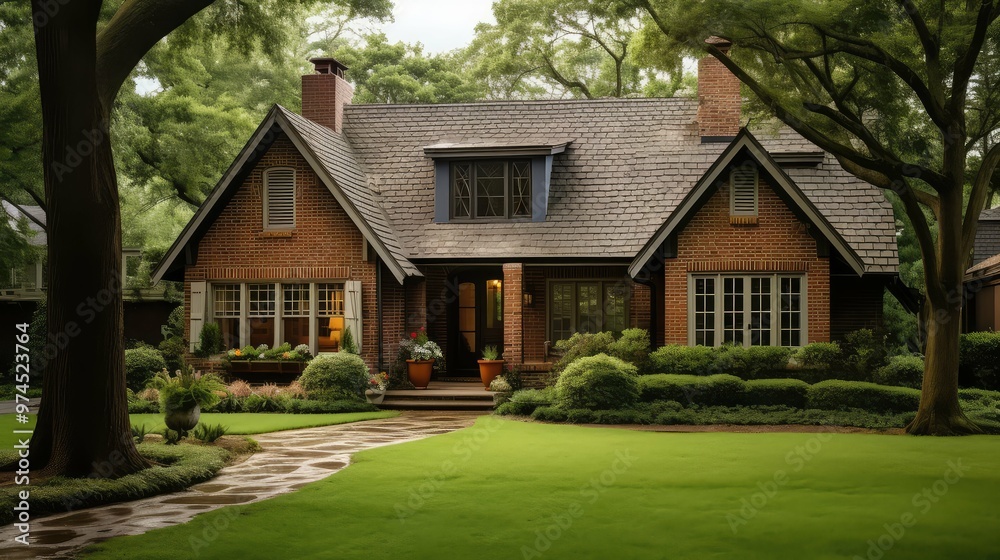 trees luxury brick house trees luxury brick house