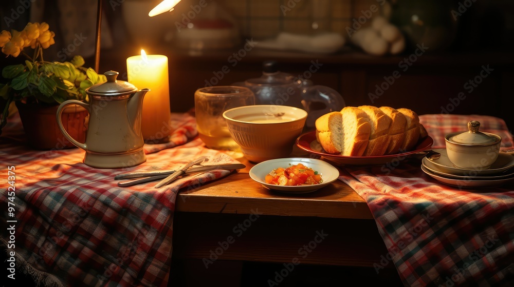 Obraz premium pot home table