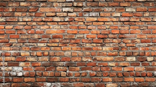 Weathered Brick Wall: A Rustic and Timeless Background photo