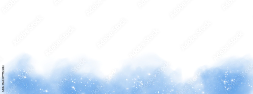 Fantastic blue smoke background. Magic blue smoke with glitter and small particles of twinkling stars. Fog with luminous particles. blue vapor with stardust. Morning fog over land or water surface, ma Fantastic blue smoke background. Magic blue smoke with glitter and small particles of twinkling stars. Fog with luminous particles. blue vapor with stardust. Morning fog over land or water surface, ma