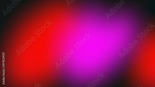 Vibrant colorful grainy gradient on a dark background, horizontal composition