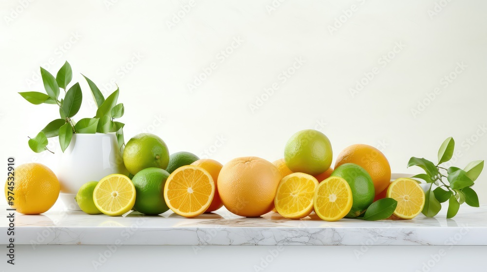 limes citrus on white limes citrus on white