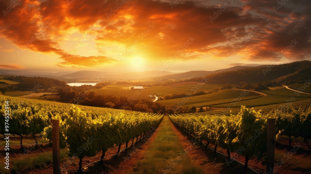 Obraz premium grapes wine words