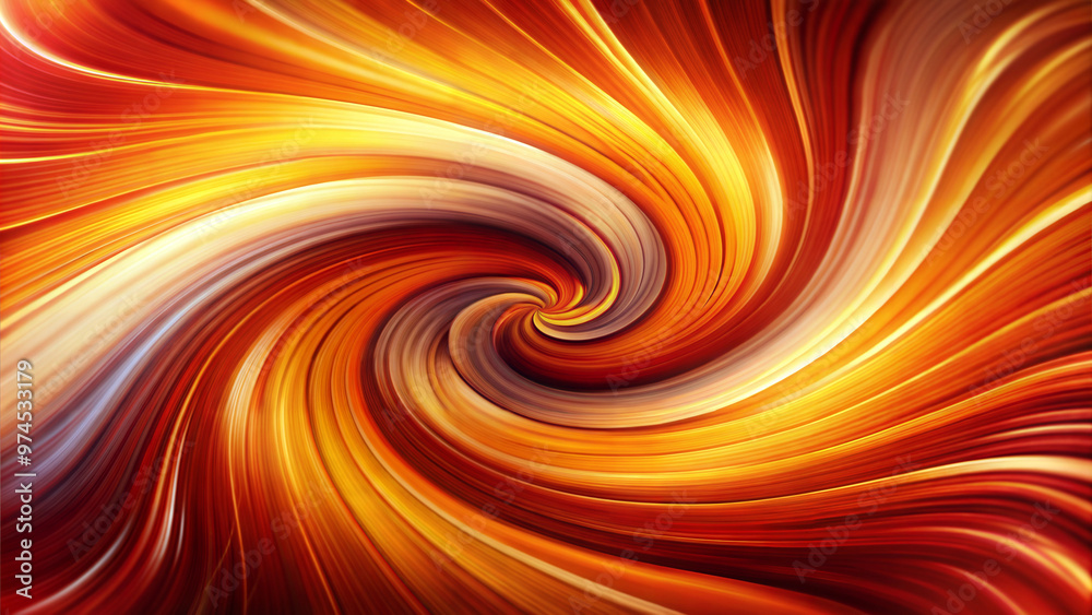 Abstract Swirling Orange and Yellow Motion, Vibrant Spiral Energy with Fluid Lines Abstract Swirling Orange and Yellow Motion, Vibrant Spiral Energy with Fluid Lines