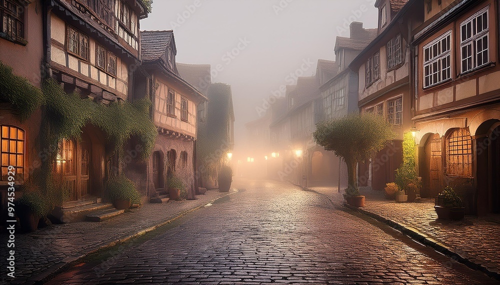 Fototapeta premium street in the town