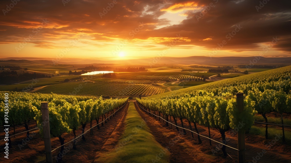 Fototapeta premium golden drink wine