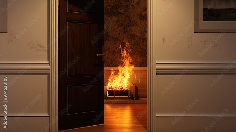 residential open fire door residential open fire door