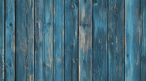 Wooden seamless pattern painted blue. Design template of old wood for texture, backgrounds and backdrops