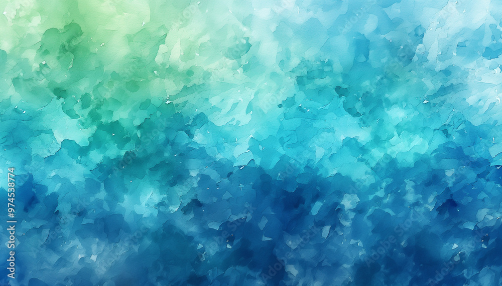 Vibrant watercolor abstract background, soft brushstrokes blending shades of blue and green, 4K, wallpaper Vibrant watercolor abstract background, soft brushstrokes blending shades of blue and green, 4K, wallpaper