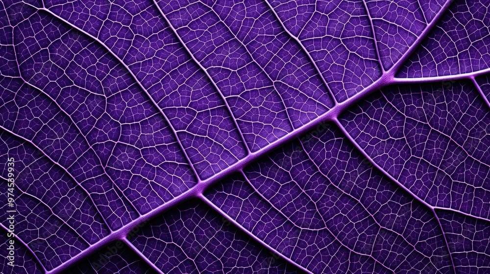 Obraz premium lines pattern leaf