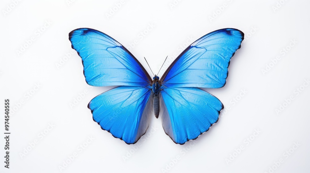 Obraz premium wings butterfly white background