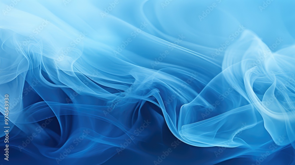 Obraz premium gradient blue smoke background