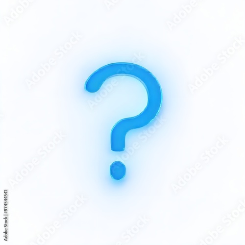 blue question mark