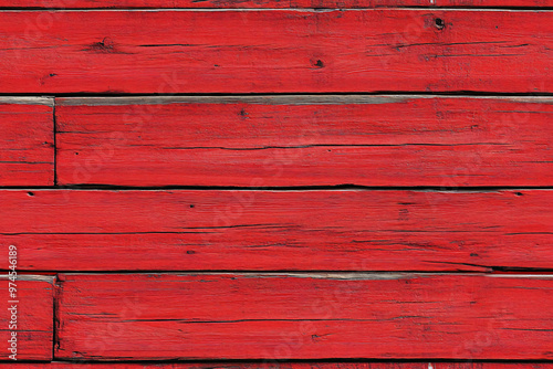 Wooden seamless pattern painted red. Design template of old wood for texture, backgrounds and backdrops