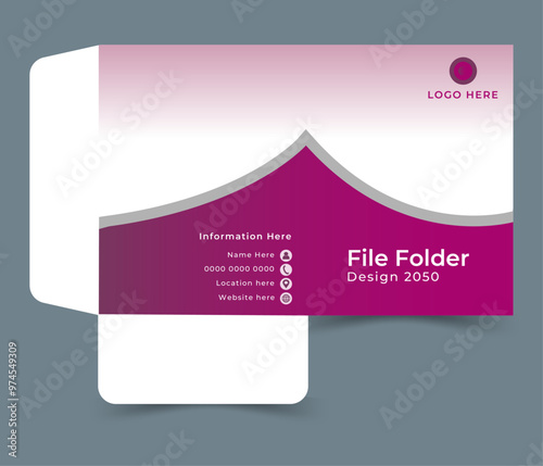Business Presentation Folder Template For Corporate Office With Blue and Black Color,
Professional creative Luxury corporate presentation Document Folders for your business, Modern folder design