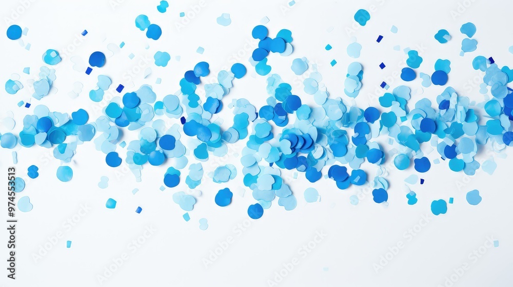 party birthday confetti blue party birthday confetti blue
