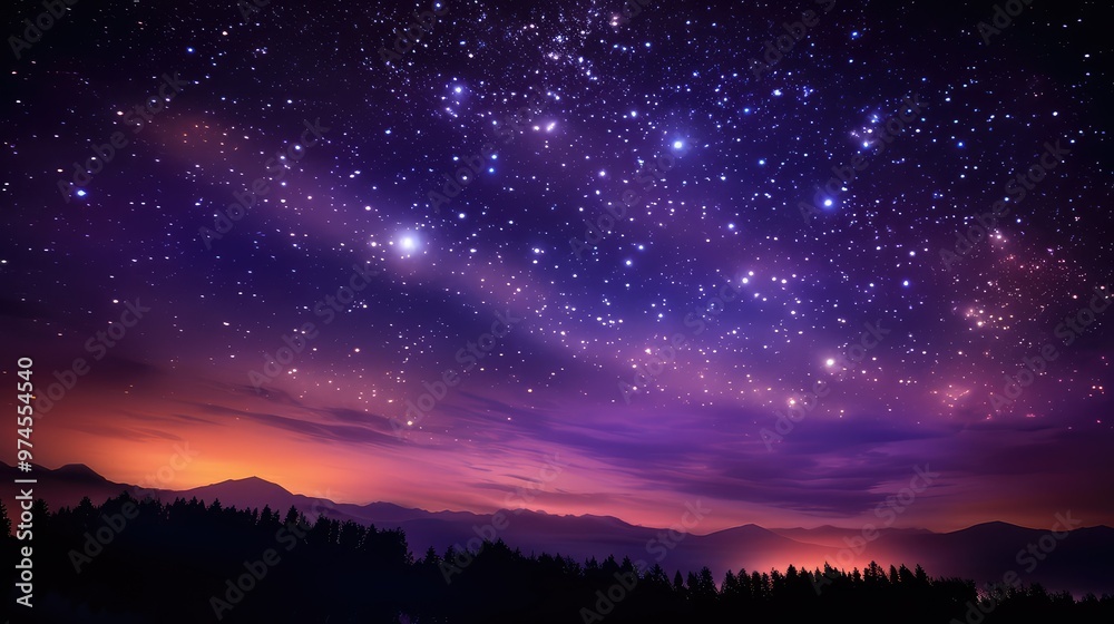 sky purple and gold stars sky purple and gold stars