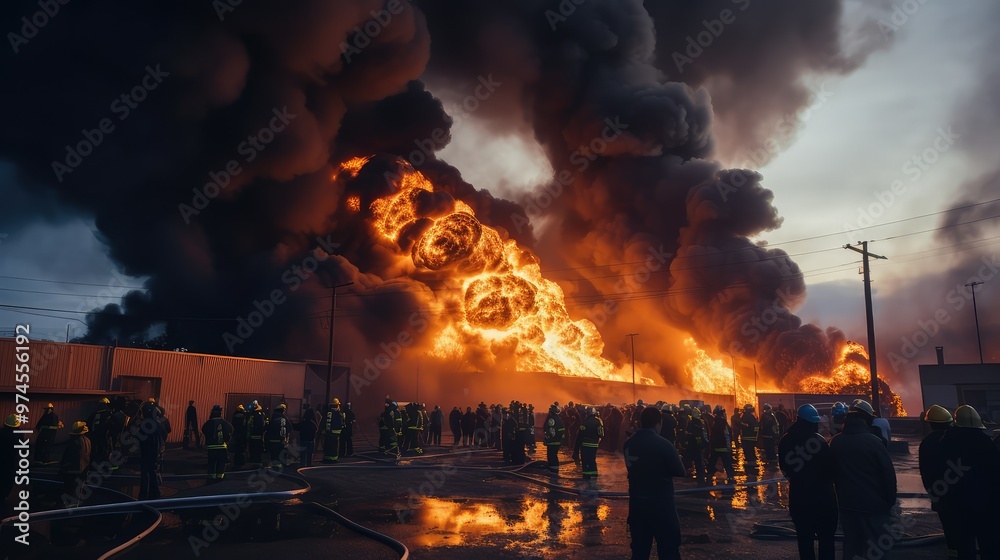 factory fire industrial factory fire industrial