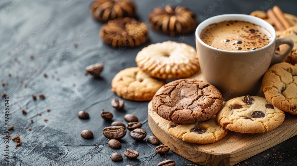 Minimalist Background: Tasty Vector Design of Cookies, Cakes, and Coffee for International Chocolate Day
Minimalist Background: Tasty Vector Design of Cookies, Cakes, and Coffee for International Chocolate Day