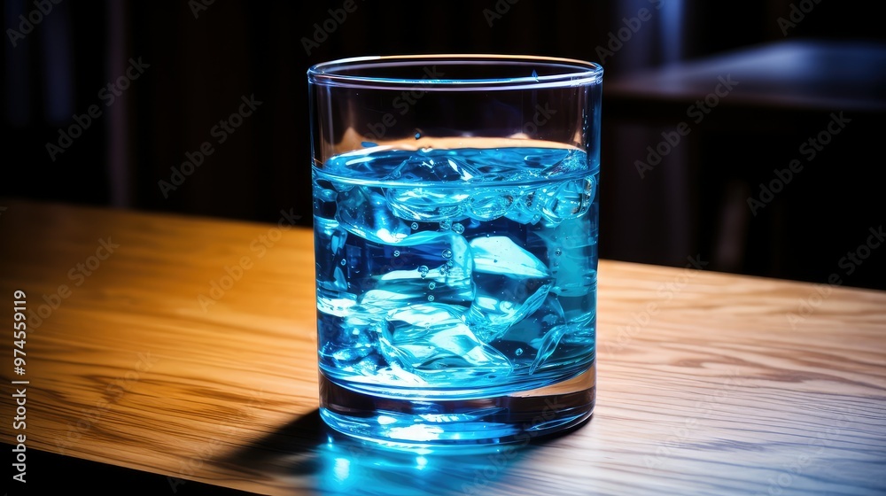 vibrant colored water