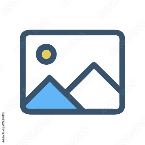 Colorful Painting Icon for Art Gallery