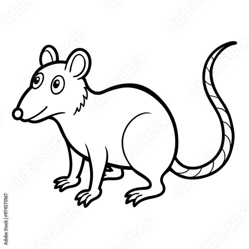Line art, Silhouettes vector and line cut hand draw illustration black and white background