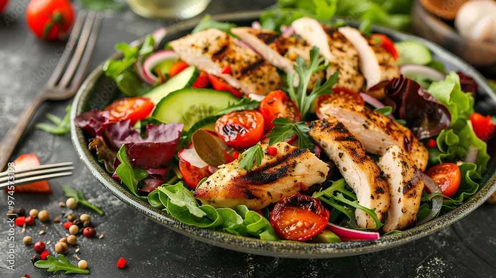 Delight Grilled Chicken Salad Indulge in perfection