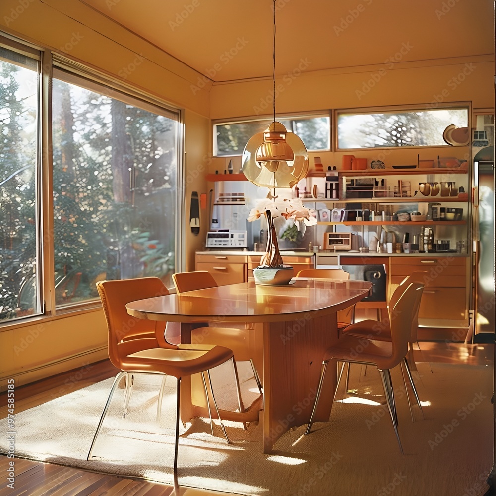 dining-room-interior-mid-century-modern-home dining-room-interior-mid-century-modern-home