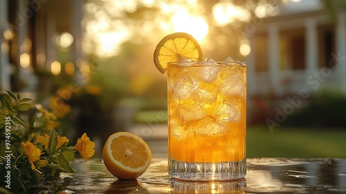 Lynchburg Lemonade on a Tennessee porch photo