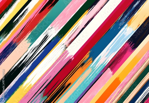 Abstract colorful stripes diagonal background