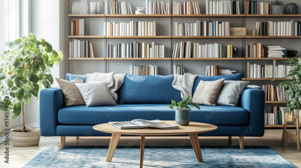 living room with furniture