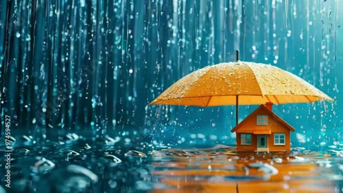 umbrella and rain