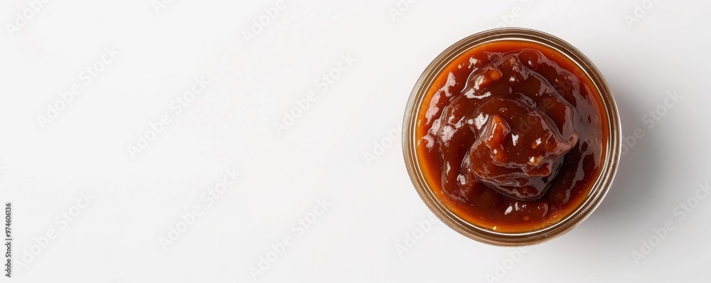 Sauce_barbecue_in_glass_jar Sauce_barbecue_in_glass_jar