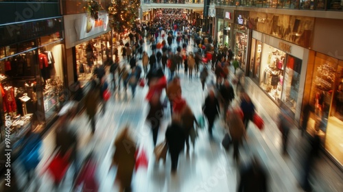 Wallpaper Mural Black Friday Frenzy: Shoppers Storm the Mall for Deals Torontodigital.ca