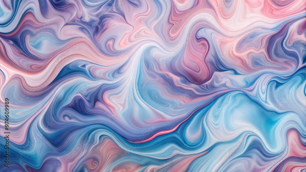 Abstract Pastel Swirls in Pink, Blue, and Purple, Soft Fluid Motion and Flowing Design Abstract Pastel Swirls in Pink, Blue, and Purple, Soft Fluid Motion and Flowing Design