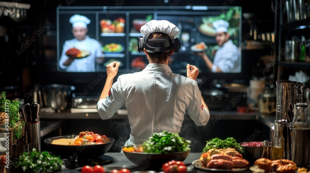 Virtual Reality Cooking Experience in the Kitchen Virtual Reality Cooking Experience in the Kitchen
