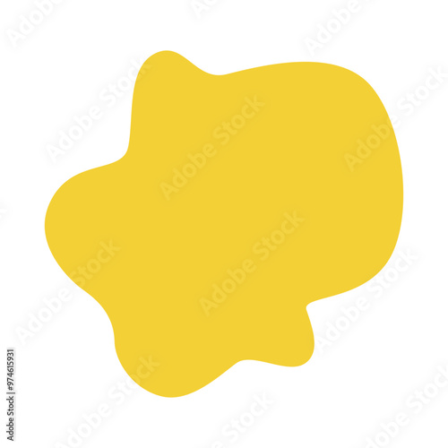 Yellow mottle Abstract irregular