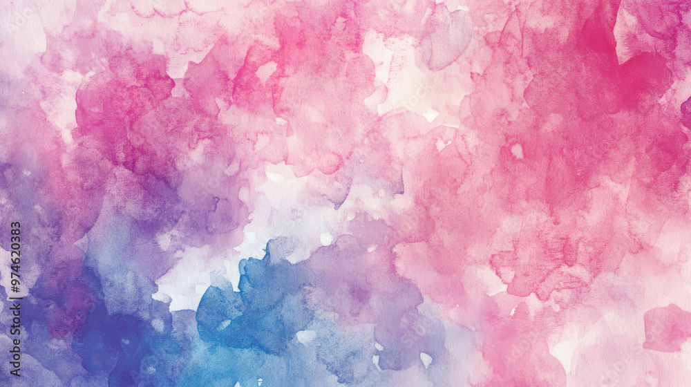 “Watercolor abstract background featuring a pattern and texture in pastel colors. Ideal for design, with soft, soothing hues creating a gentle and elegant visual effect.”