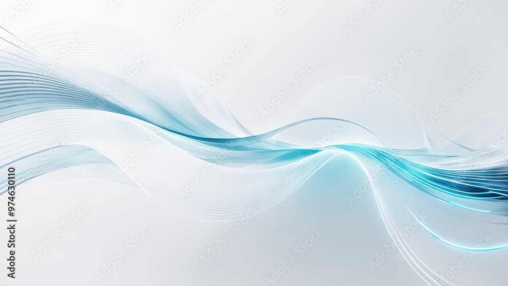 A smooth, flowing abstract design featuring soft curves and gradients in blue and white tones. A smooth, flowing abstract design featuring soft curves and gradients in blue and white tones.