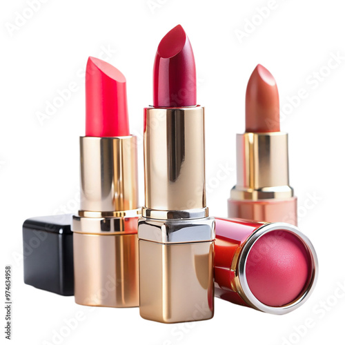 Lipstick beauty make up Isolated On Transparent Background