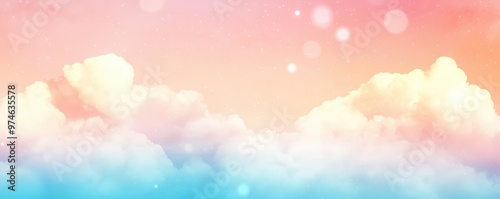 Nostalgic textured background with soft particles floating