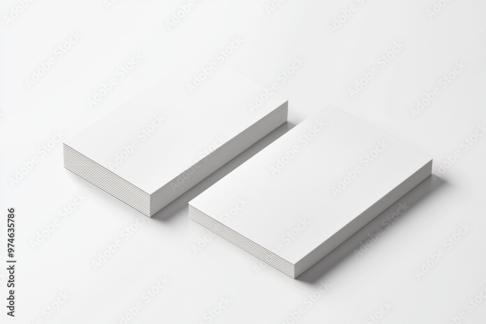 Business Card Mockup on Isolated Background created with Generative AI Business Card Mockup on Isolated Background created with Generative AI