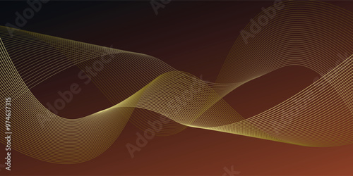 background isolated. Wave line art, Curved smooth design. Vector illustration EPS 10.