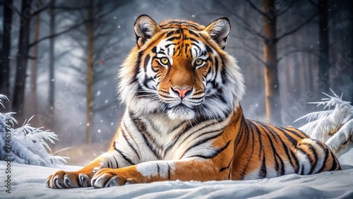 siberian tiger drawing photo