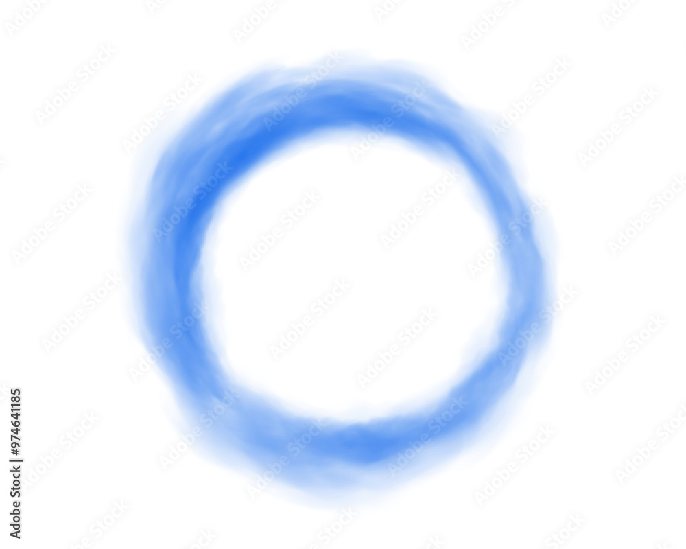 Fog or smoke. Blue ring of smog cloud on isolated transparent special effect. Smoke cloud as ring, magic haze. Blue smoke rings from cigarette, pipe or vape. Realistic circle of steam clouds of smoki Fog or smoke. Blue ring of smog cloud on isolated transparent special effect. Smoke cloud as ring, magic haze. Blue smoke rings from cigarette, pipe or vape. Realistic circle of steam clouds of smoki