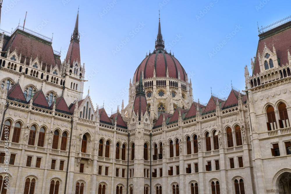 Hungarian Parliament Building at Dusk.. Hungarian Parliament Building at Dusk..