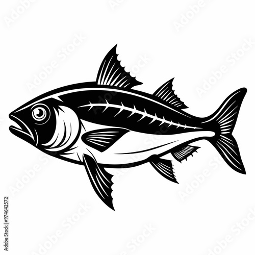 Bluefish Black Black silhouette